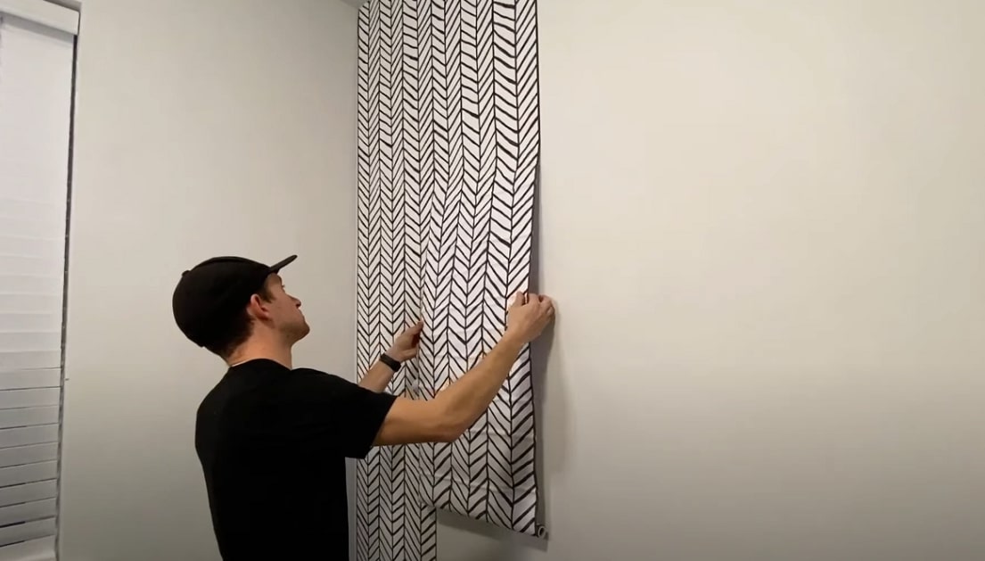 how much to install peel and stick wallpaper