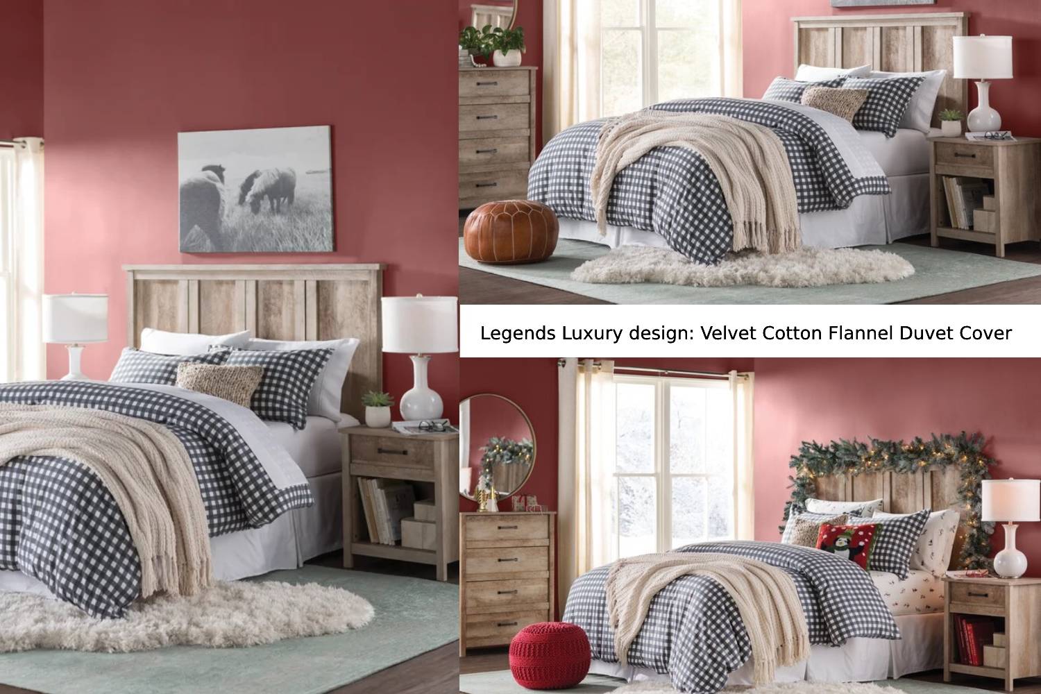 Legends Luxury design: Velvet Cotton Flannel Duvet Cover