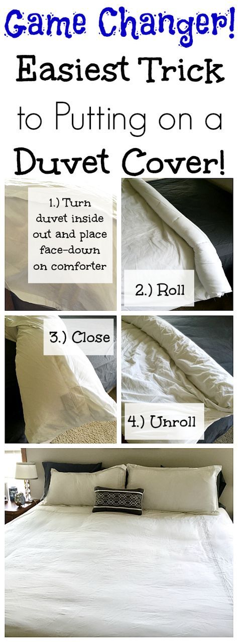 how to easily put on a duvet cover simple steps